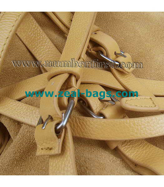 AAA Replica Alexander Wang Camel Calfskin Leather Shoulder Tote Bag